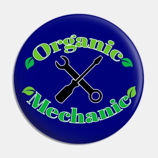 Organic Mechanic Logo Pin