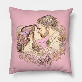 Promesa de Amor los amantes Pillow