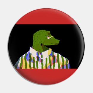 Crocodile Danger Pin