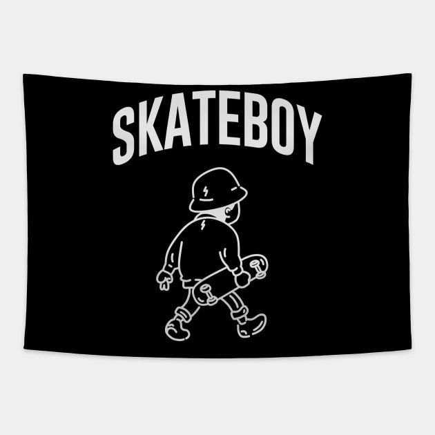 SKATEBOY Tapestry by Vixie Hattori