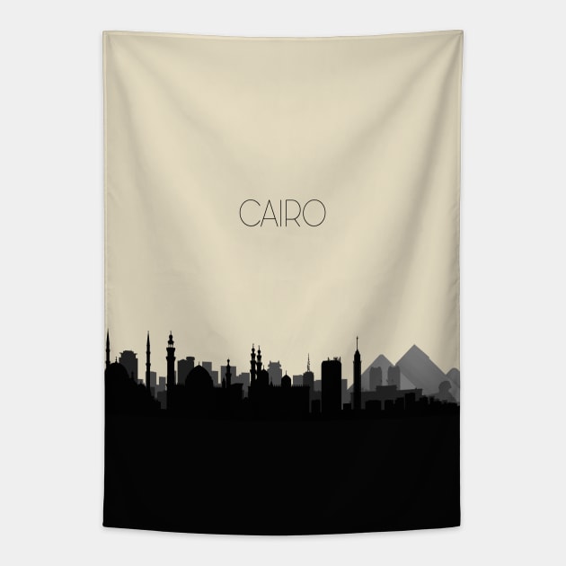 Cairo Skyline Tapestry by inspirowl