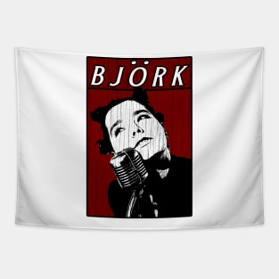 Vintage Retro Bjork Tapestry