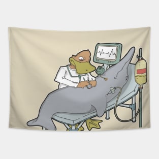 Dr. Duck Tapestry