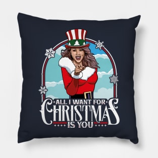 All I Want For Christmas Is You! Pillow