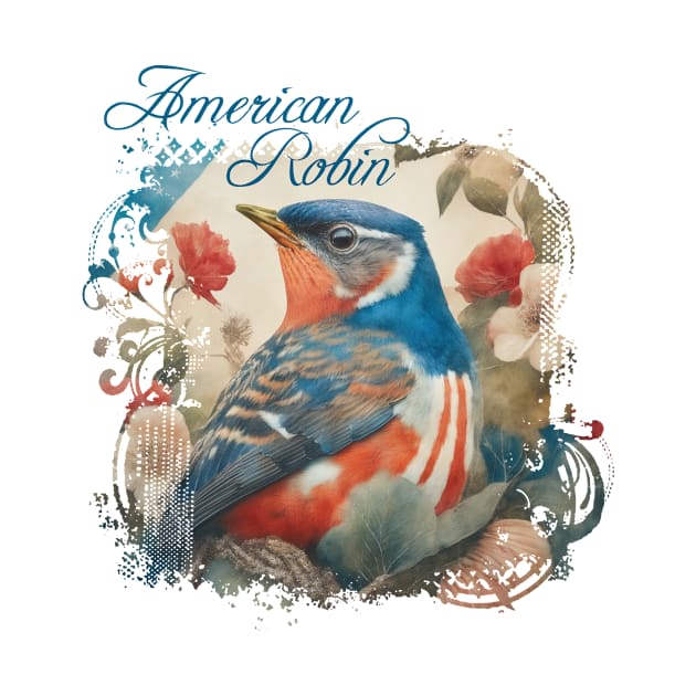 American Robin by DigiDreams