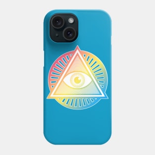 All-Seeing Illuminati Eye Symbol Phone Case