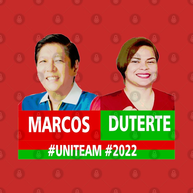 BBM Sara Marcos Duterte Uniteam Merch Gift Idea Red Green Pinoy Pinay Philippines 2022 SaraAll by familycuteycom