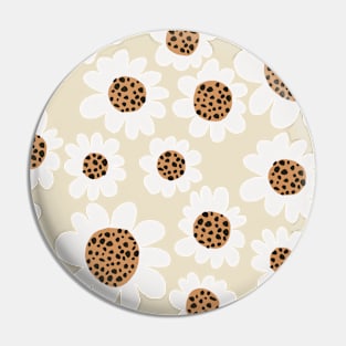 Leopard white flowers Pin