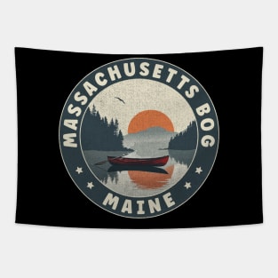 Massachusetts Bog Maine Sunset Tapestry