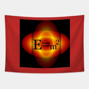 E = m2 atom design A Tapestry