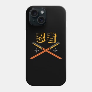 Doc Labs - Ninja (忍者) Katana / Cyberpunk - (Yellow/Orange) Phone Case