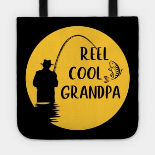 Reel Cool Grandpa Fishing Lovers Fathers Day Gifts Tote