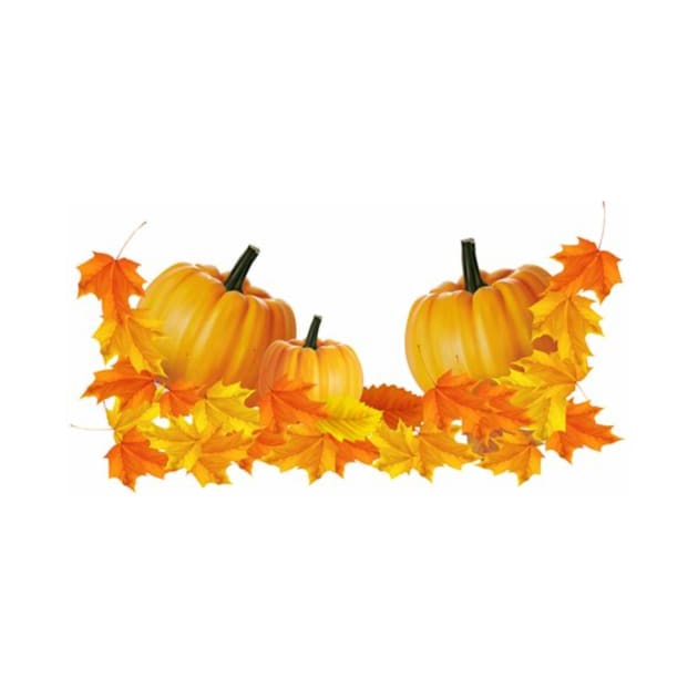 Pumpkins & Leaves by B10Designs