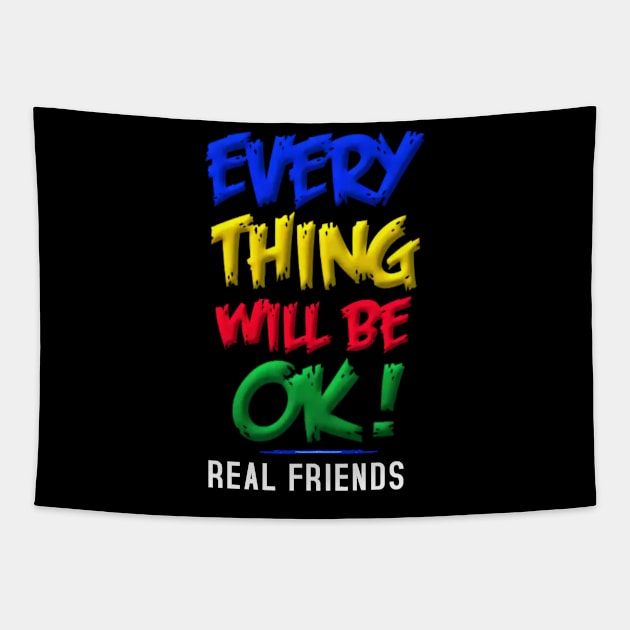 Everything will be ok Tapestry by Pieartscreation