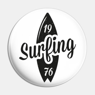 Surfing 1976 Pin