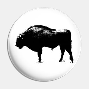 bison t-shirt Pin