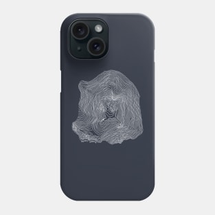 Mt Shasta (white) Phone Case