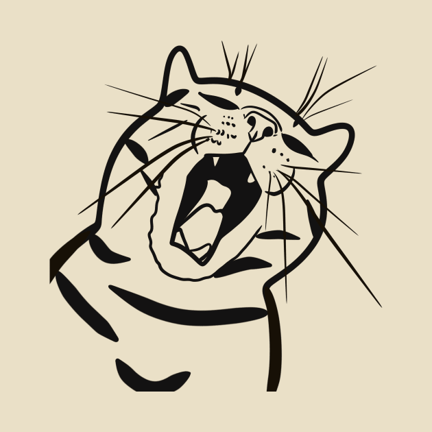 Angry Cat by Graphic O Maniac