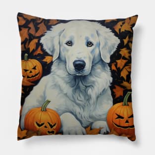 Kuvasz Halloween Pillow