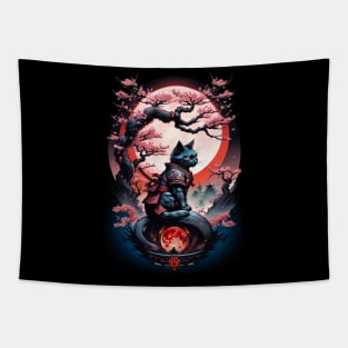 Samurai Cat 06 Tapestry