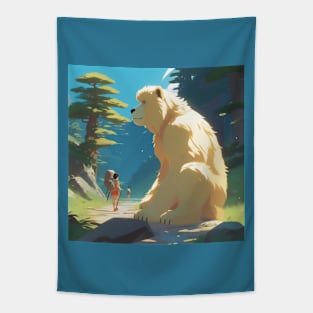 Beautiful yeti Tapestry