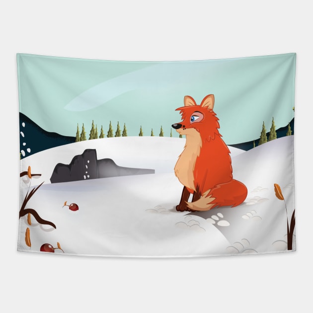 Fox Tapestry by nickemporium1