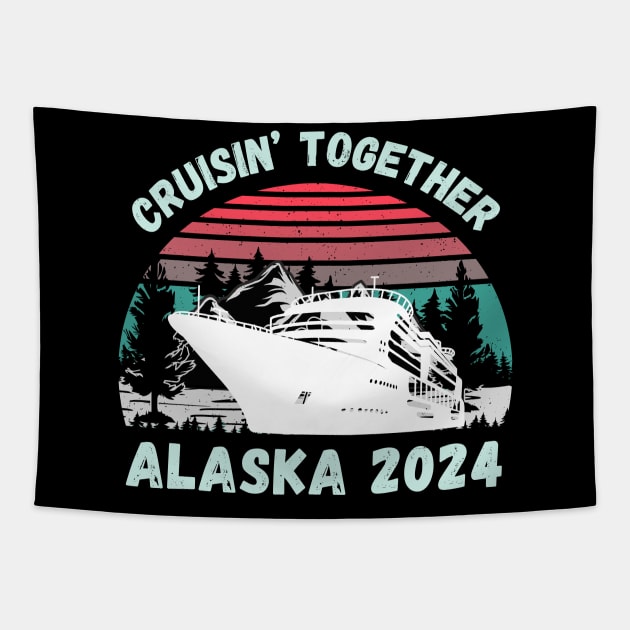2024 Cruise Season Alaska Tapestry by TreSiameseTee