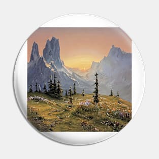 Mountains view Pin