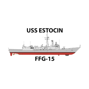 USS ESTOCIN - FFG-15 - OH PERRY CLASS T-Shirt