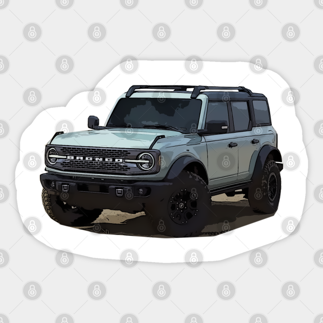 2021 Ford Bronco 4 Door Area 51 New Ford Bronco 2021 Sticker Teepublic