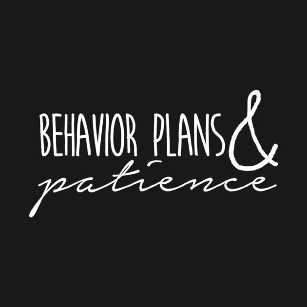 Behavior Plans and Patience Special Education Teacher by HaroldKeller
