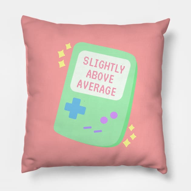 Slightly above average Pillow by Brunaesmanhott0