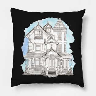 Victorian House Pillow