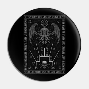 Cthulhu Schema Mono - Azhmodai 2021 Pin