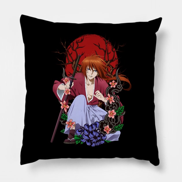 Himura Kenshin Pillow by AssoDesign