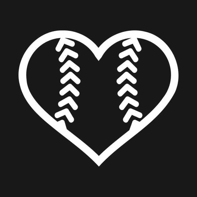 Softball heart by Designzz