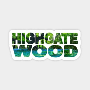 HIGHGATE WOOD - London England Bluebells Magnet