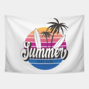 Summer Surf Club Tapestry