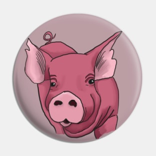 Pink Pig Pin