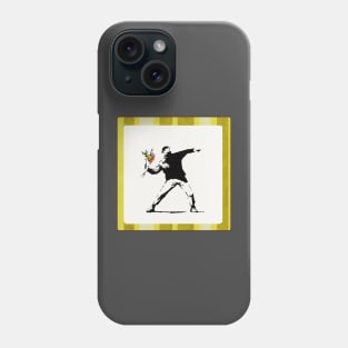 Love Is In The Air or Rage, the Flower Thrower Phone Case