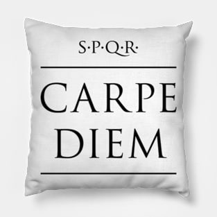 Latin quote Carpe diem Pillow