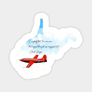 Chuck Yeager Magnet