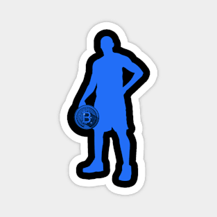 Bitcoin Basketball Player Magnet