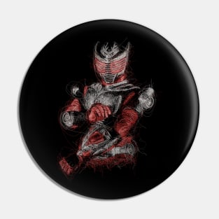 Kamen Rider Ryuuki Scribble Art Pin