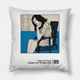 Songs From The Big Chair - Minimalist Graphic Design Artwork Pillow