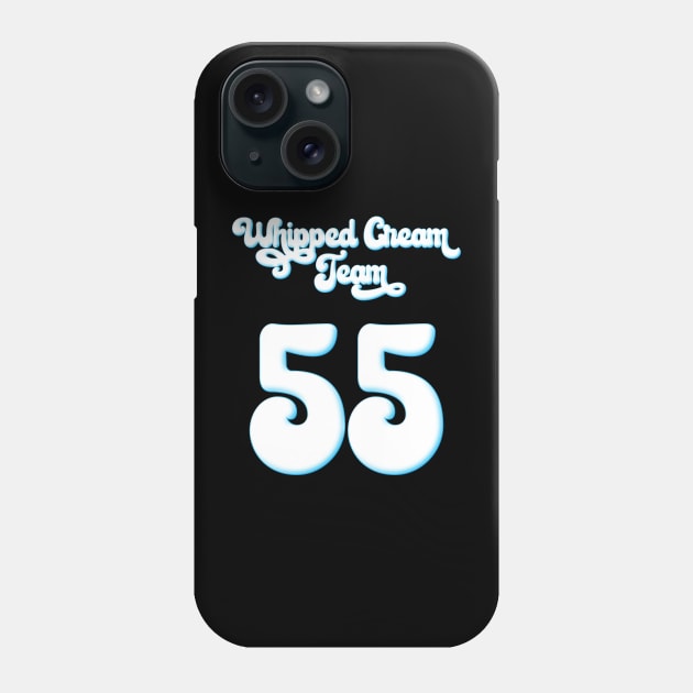 Official Whipped Cream Team Jersey Phone Case by SunGraphicsLab