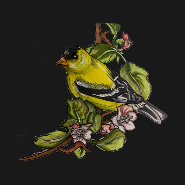 Goldfinch by jilliandohertyart