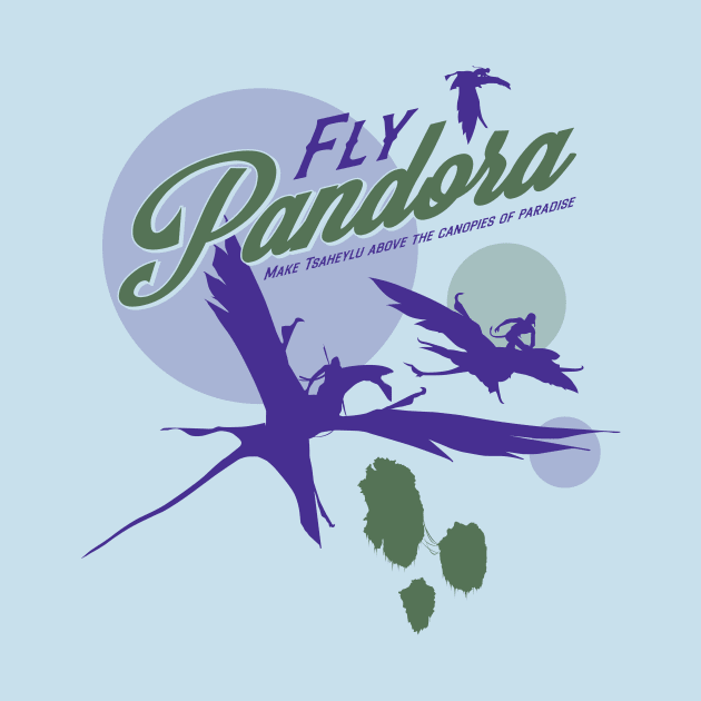 Fly Pandora by MindsparkCreative