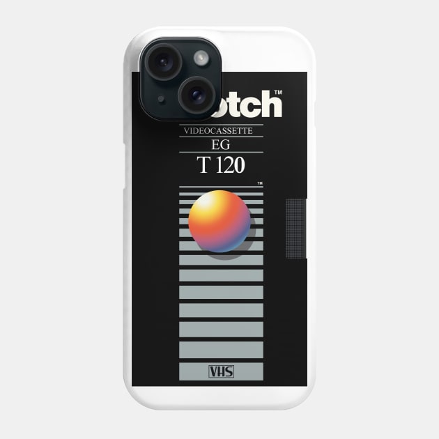 VHS SCOTCH Phone Case by AtelierNab