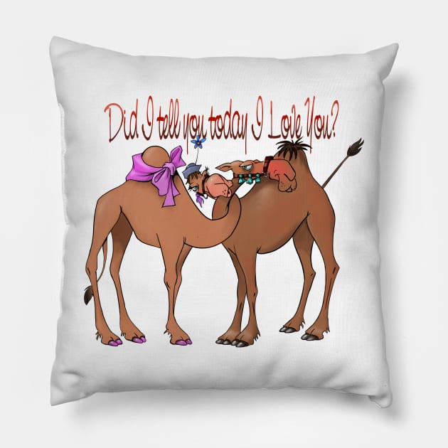 Did I tell you today I love you? Pillow by Tony Morgan